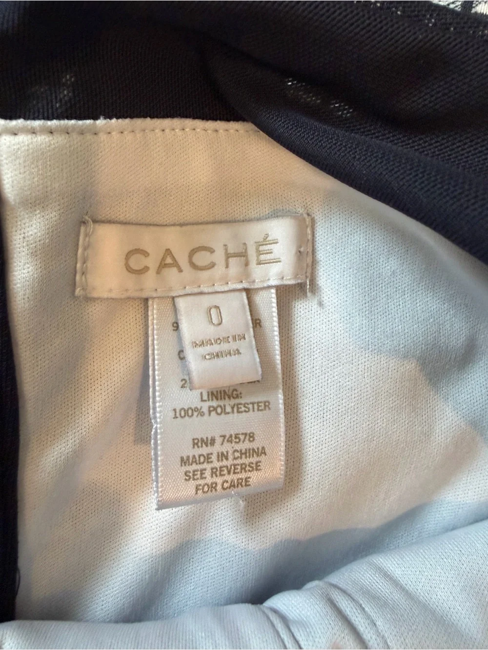 Cache sophisticated navy